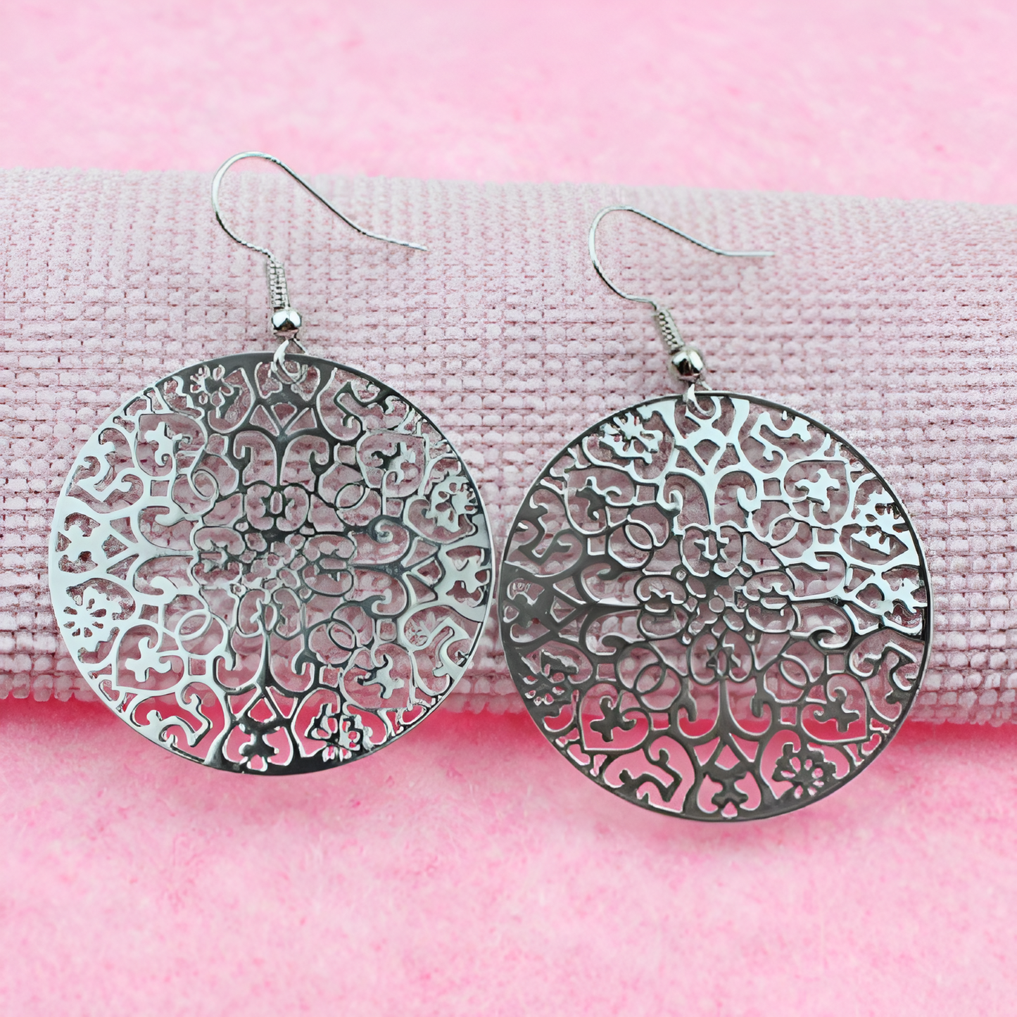 Boho Vintage Round Earrings