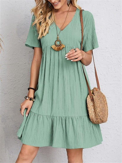 Cecily - Chic V-neck dress