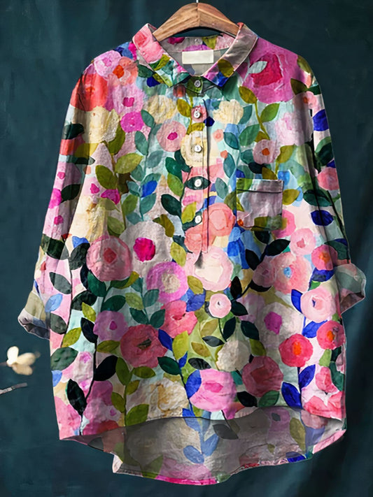 Lola - Blouse with floral print