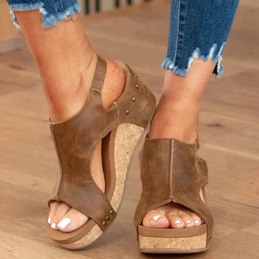 Eula - Wedge Sandals