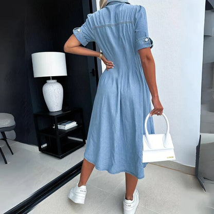 Clarisse - Trendy Denim Dress