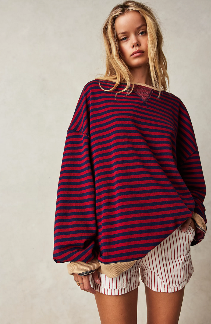 Ella - Striped Oversized Sweater