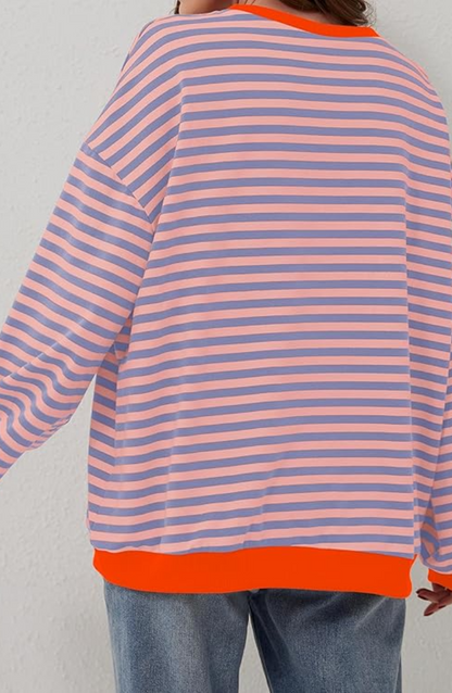 Ella - Striped Oversized Sweater