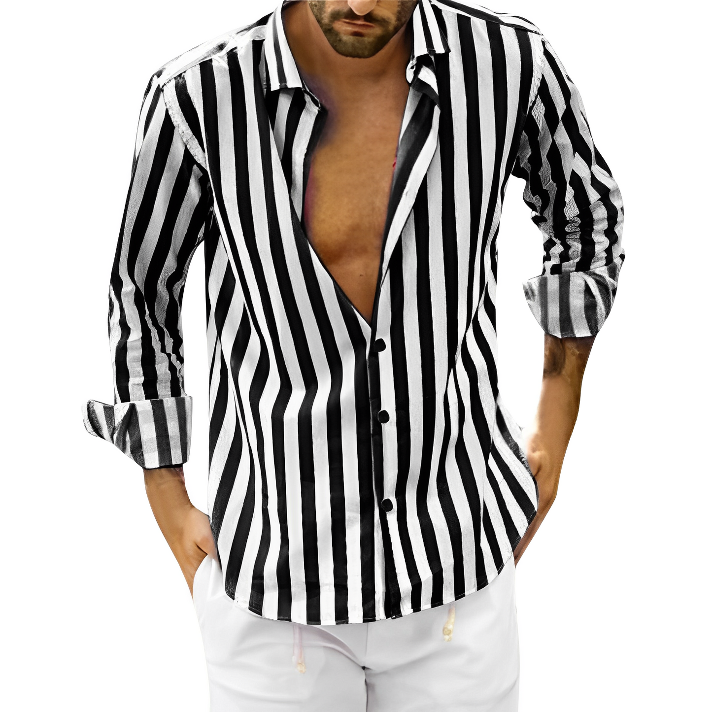 Flint - Men's Striped Shirt