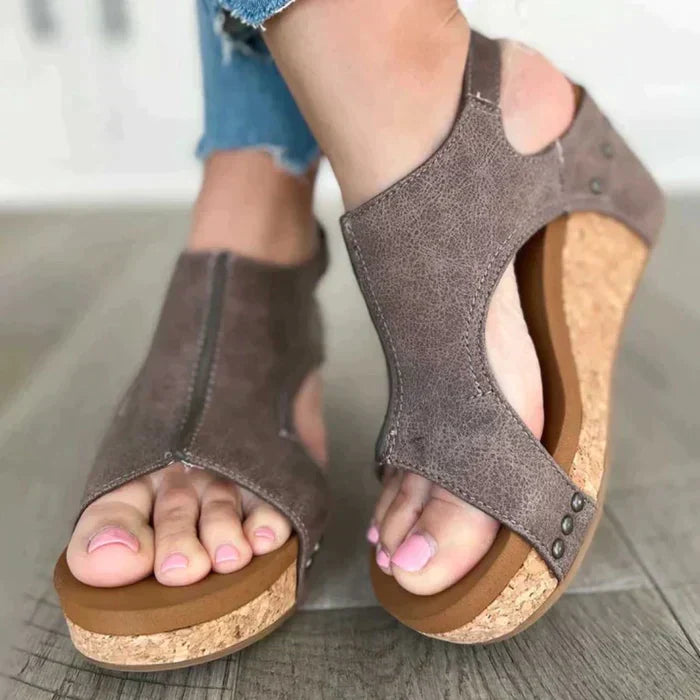 Eula - Wedge Sandals