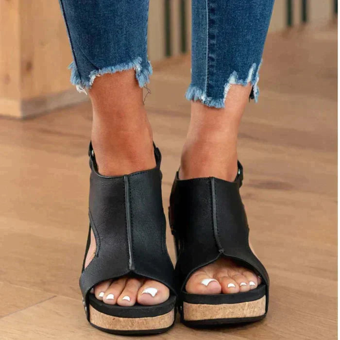 Eula - Wedge Sandals