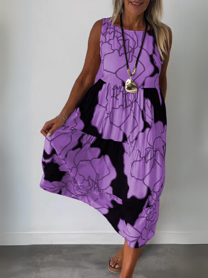 Lova - Dress with floral pattern