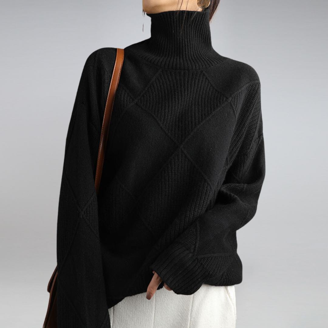 Lina - Ladies Turtleneck Winter Sweater