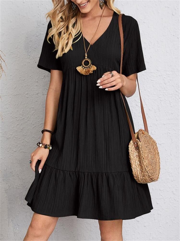 Cecily - Chic V-neck dress