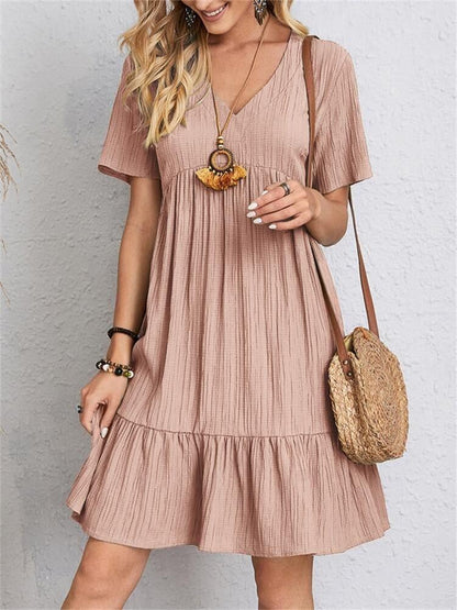 Cecily - Chic V-neck dress