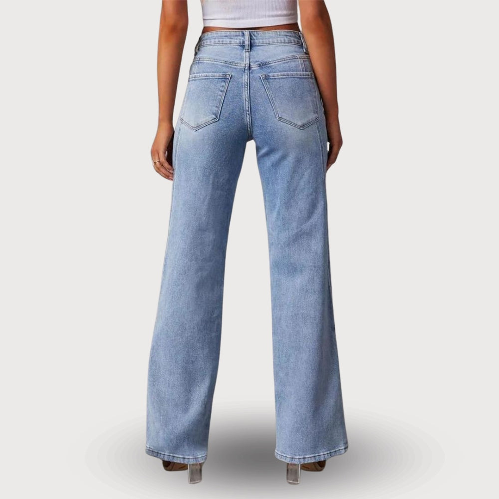 Iris - Flared Denim Pants