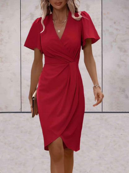 Paloma - Classic wrap dress with V-neckline