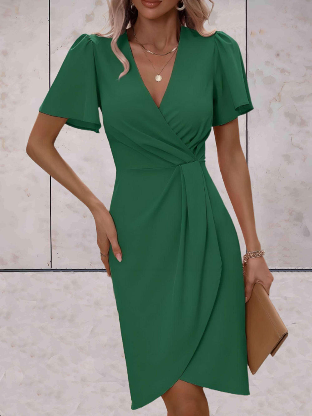 Paloma - Classic wrap dress with V-neckline