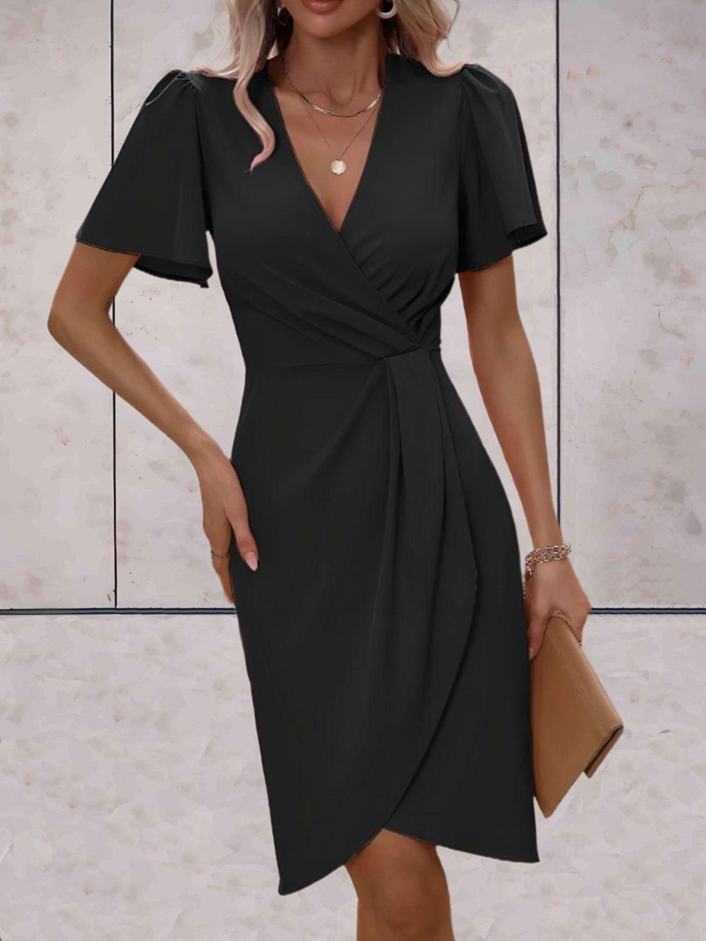 Paloma - Classic wrap dress with V-neckline