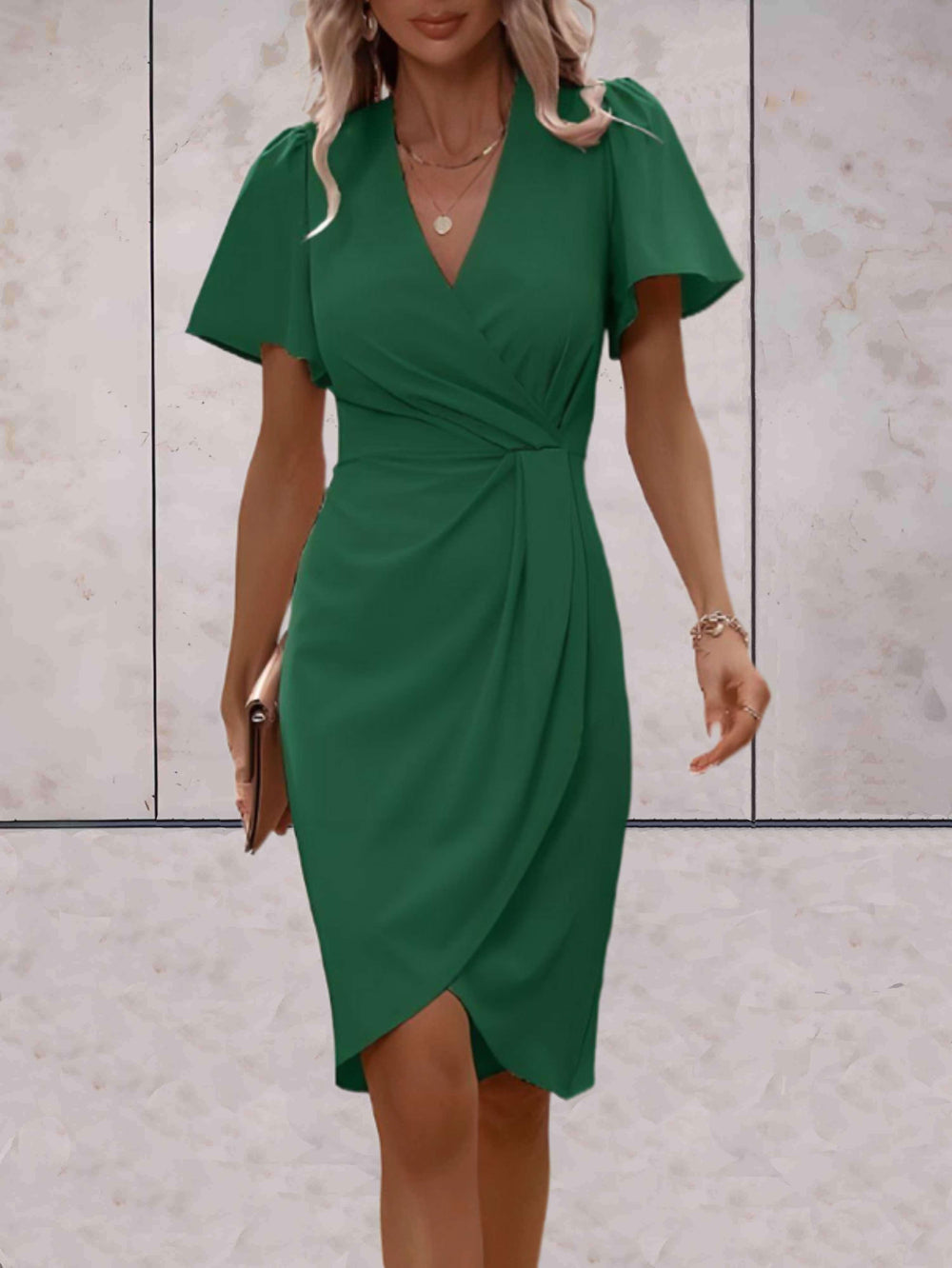 Paloma - Classic wrap dress with V-neckline