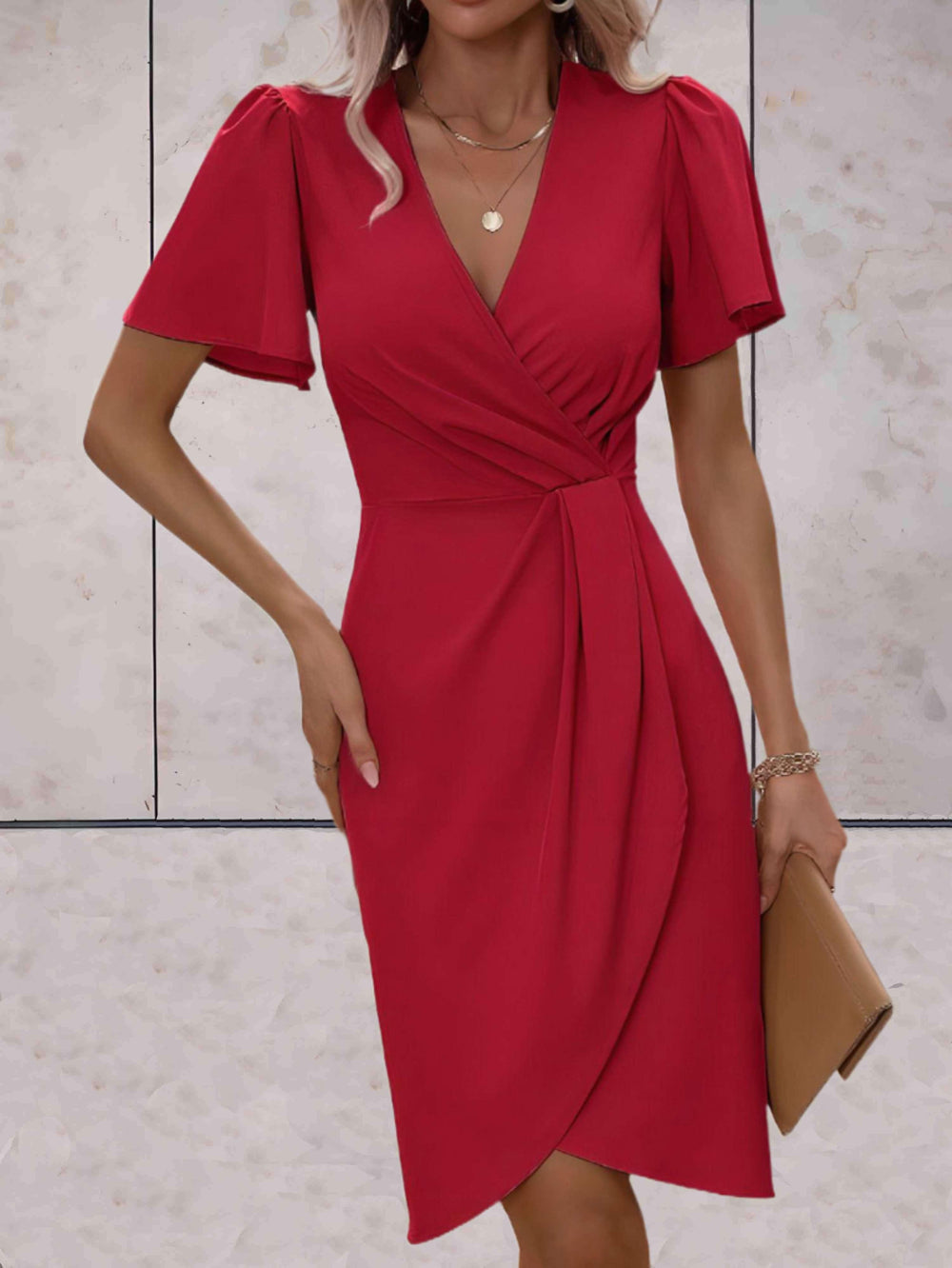 Paloma - Classic wrap dress with V-neckline