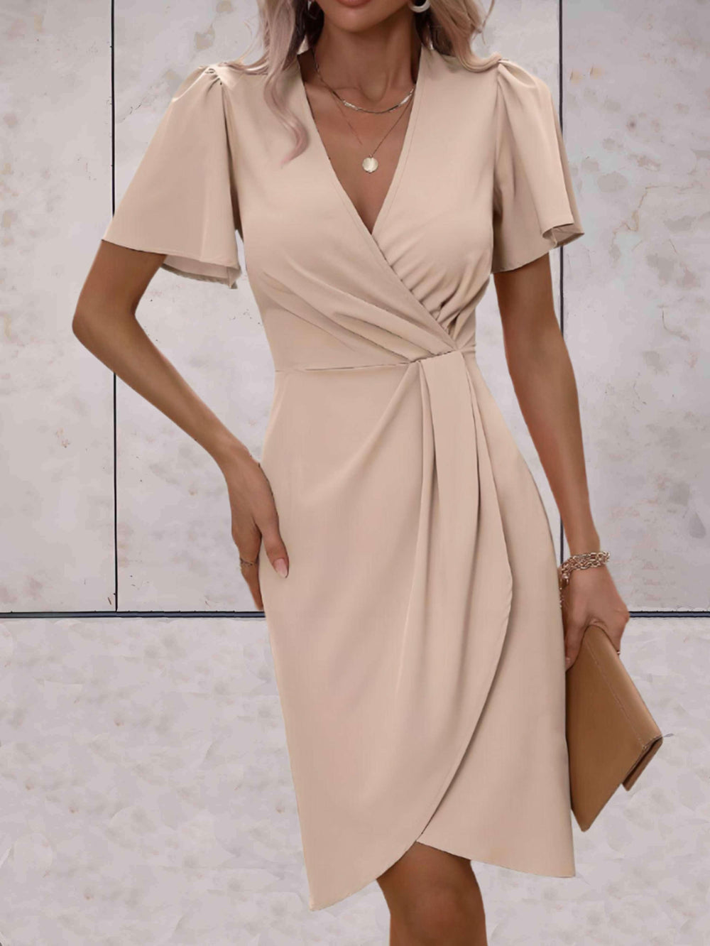 Paloma - Classic wrap dress with V-neckline