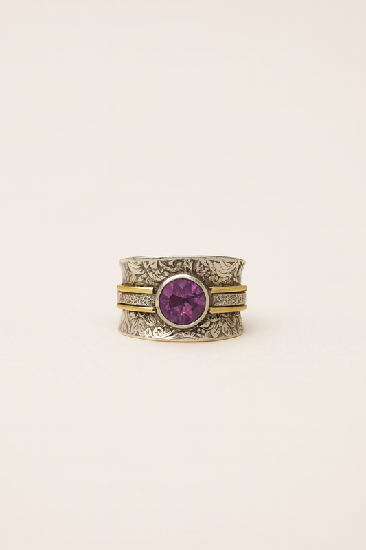 Bohemian Crystal Meditation Ring