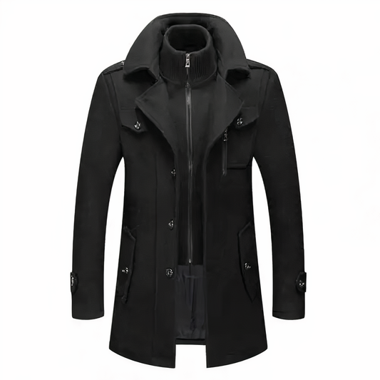 Grayson - Fashionable Double Collar Jacket for Men