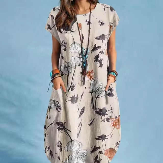 Zia - Comfortable floral dress