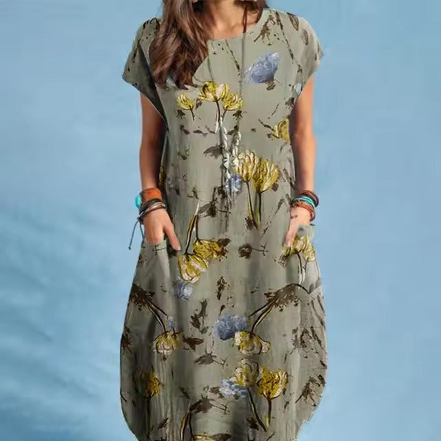 Zia - Comfortable floral dress