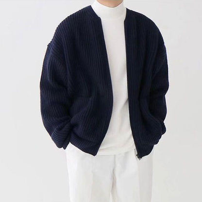 Louie - Zip-Through Bomber Cardigan