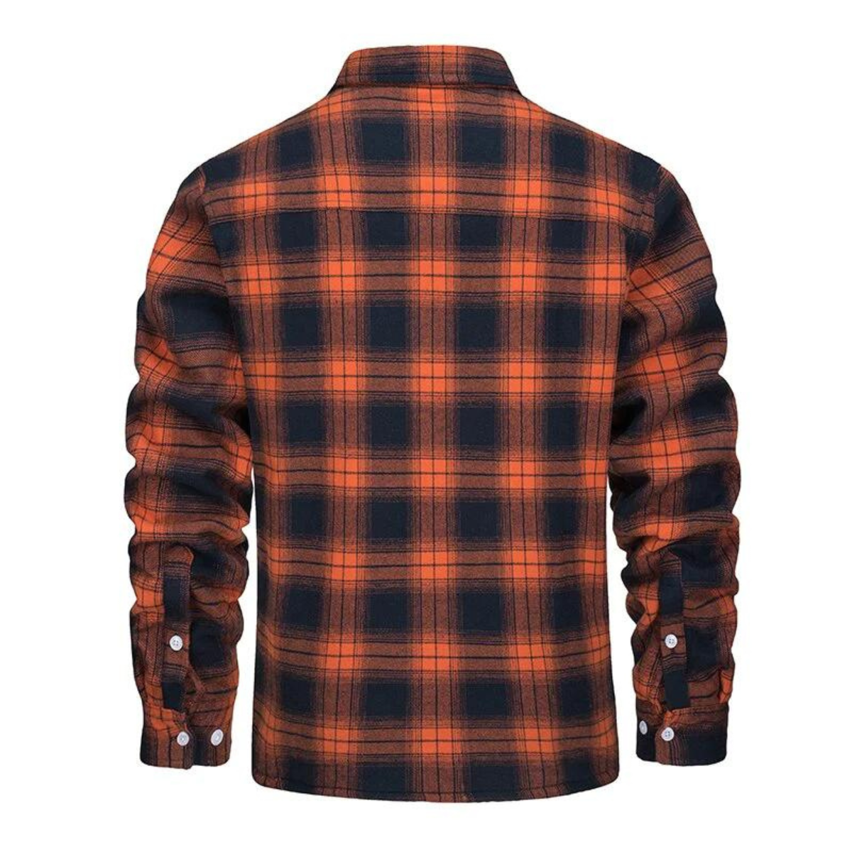 Evans - Fleece-lined Plaid Jacket