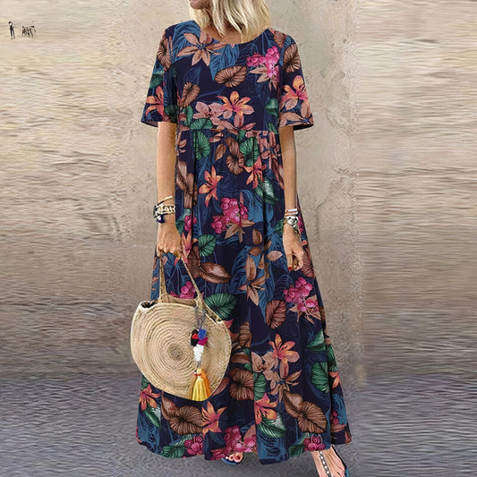 Masie - Comfortable floral dress