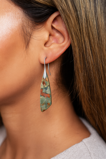 Vintage Nature Stone Earrings