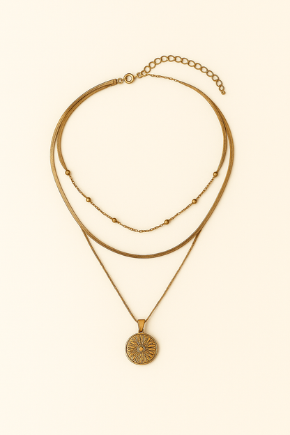 Vintage Golden Plated Necklace