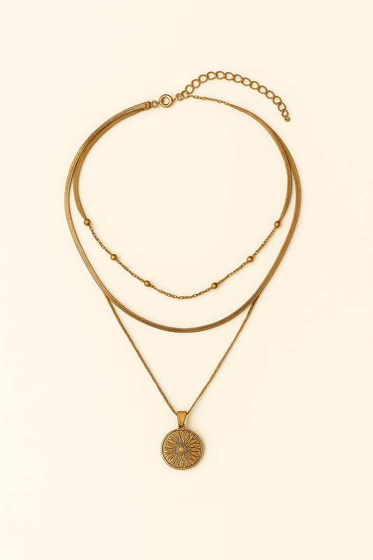 Vintage Golden Plated Necklace
