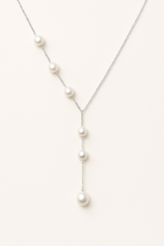 Vintage Pendant Pearls Necklace