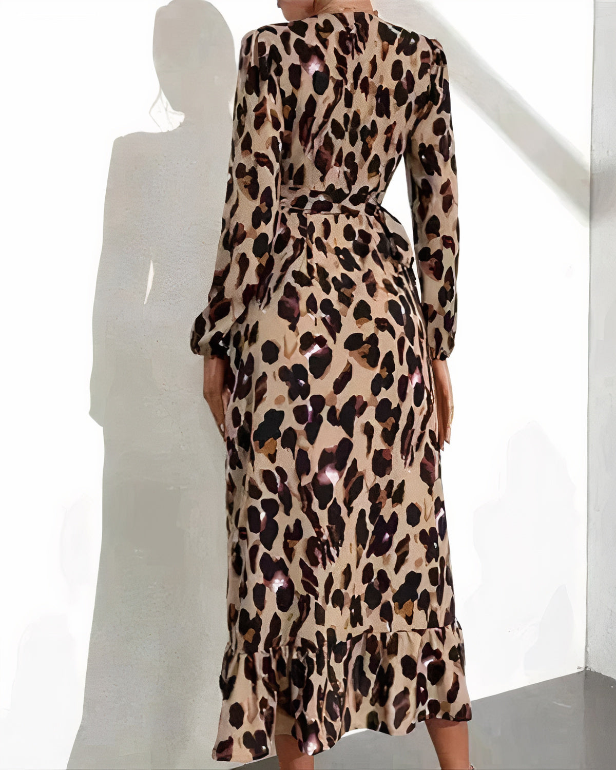 Wilda - Leopard Print Dress