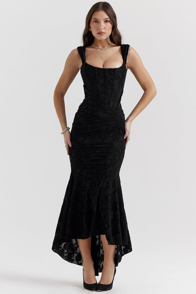 Brooke - Elegant Long Cocktail Dress