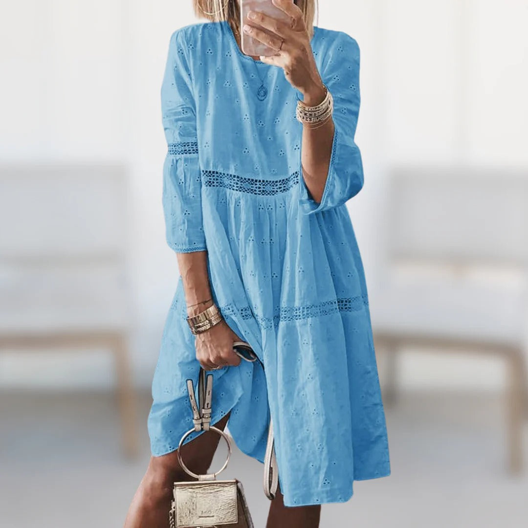 Breezy and flattering summer dress perfect for warm weather.