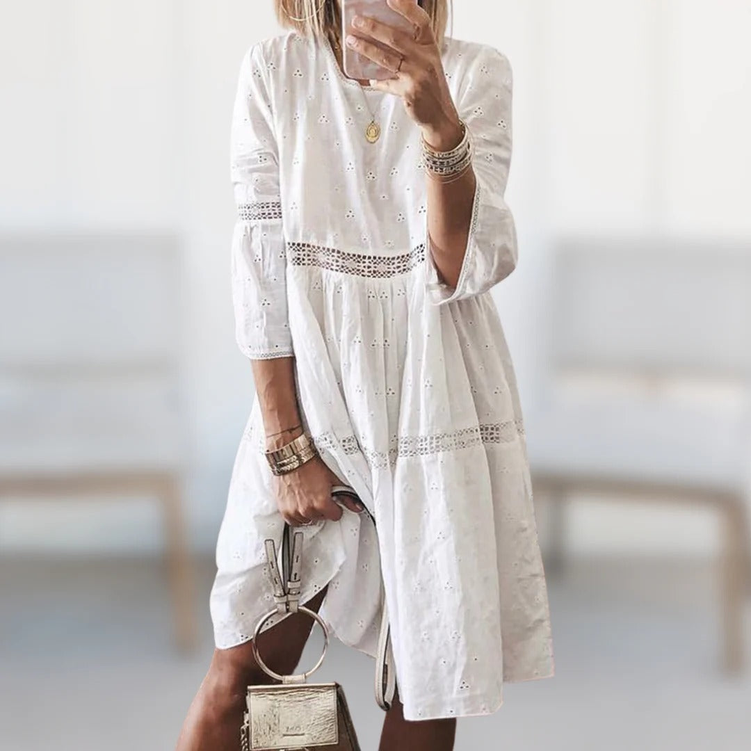 Breezy and flattering summer dress perfect for warm weather.