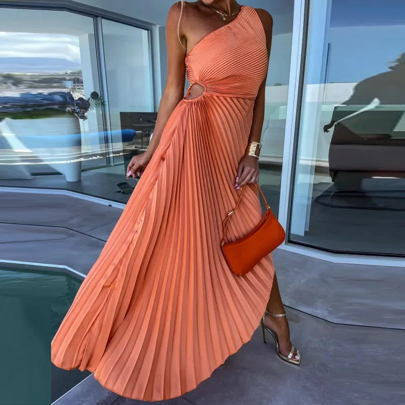 Anja - One Shoulder Maxi Dress