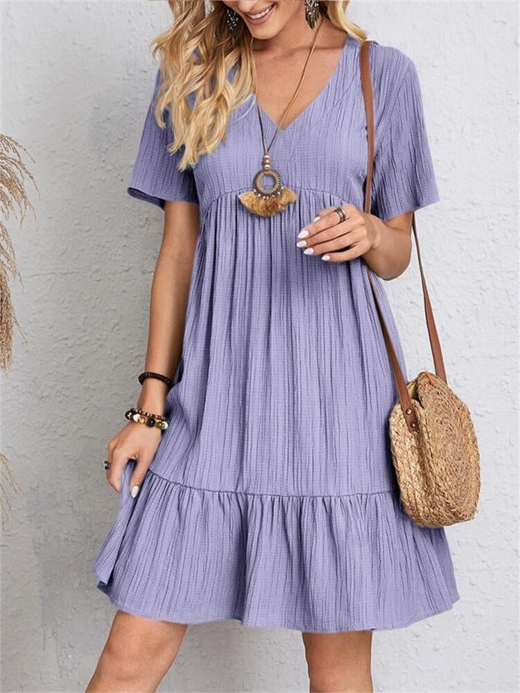 Cecily - Chic V-neck dress