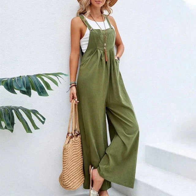 Summer jumpsuit for women, designed for effortless style and comfort on warm days