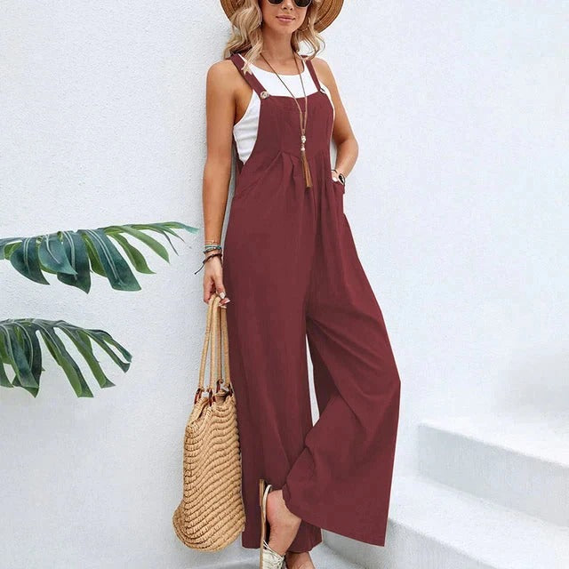 Summer jumpsuit for women, designed for effortless style and comfort on warm days