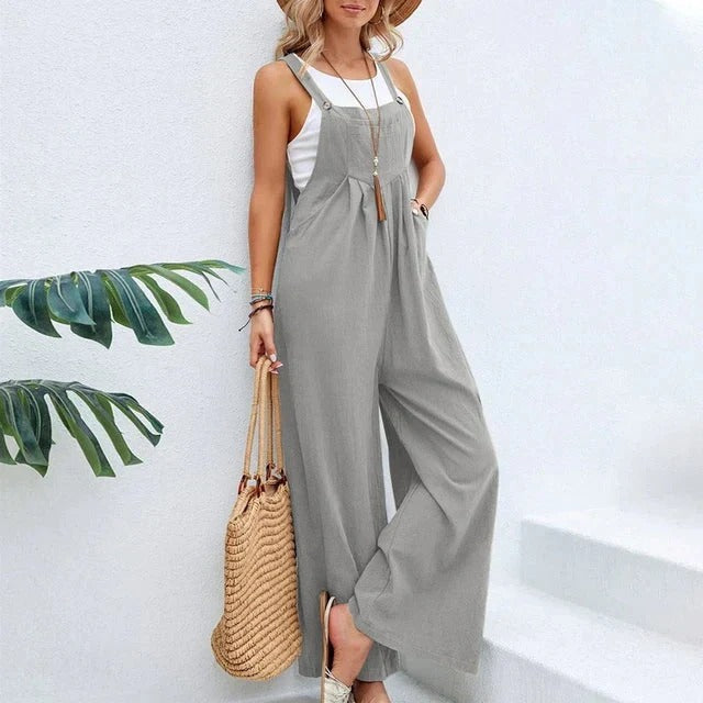 Summer jumpsuit for women, designed for effortless style and comfort on warm days