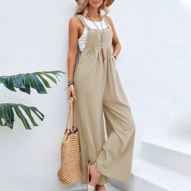 Summer jumpsuit for women, designed for effortless style and comfort on warm days