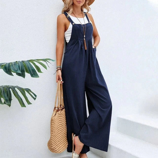 Summer jumpsuit for women, designed for effortless style and comfort on warm days