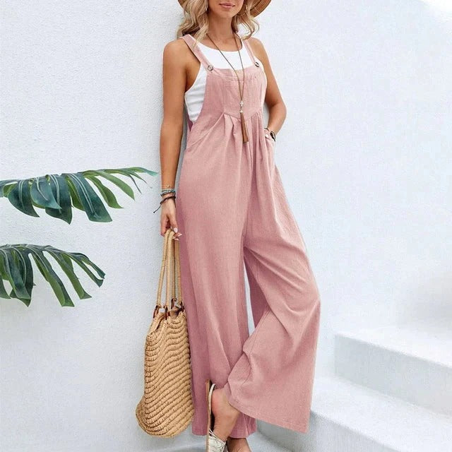 Summer jumpsuit for women, designed for effortless style and comfort on warm days