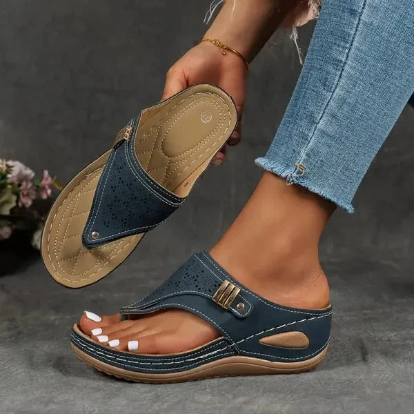 Mollie Women’s Orthopedic Sandals offering a perfect blend of comfort and style. Supportive design with a chic aesthetic, ideal for summer adventures from beach walks to city strolls