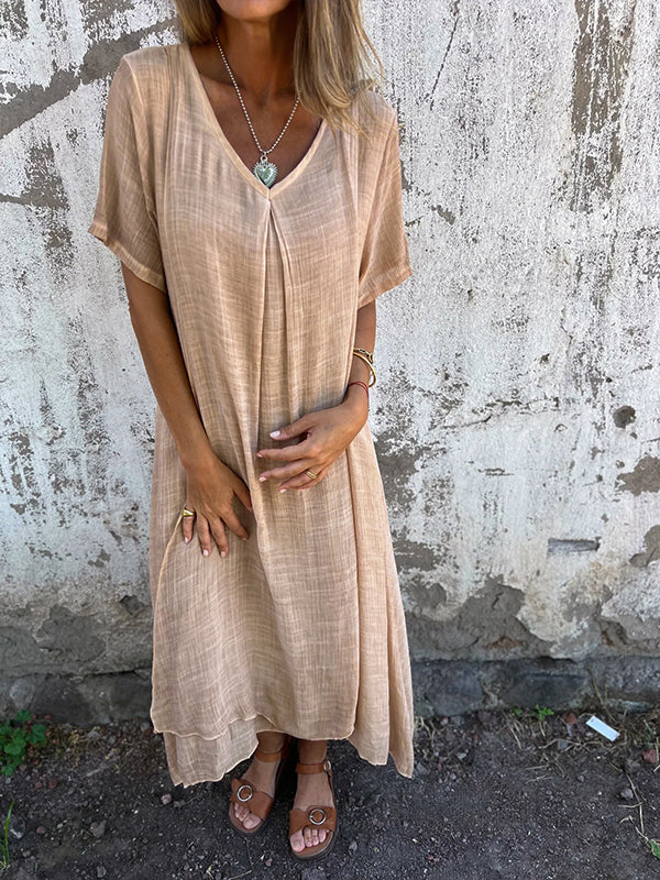 TAMI - Cotton and Linen Dress