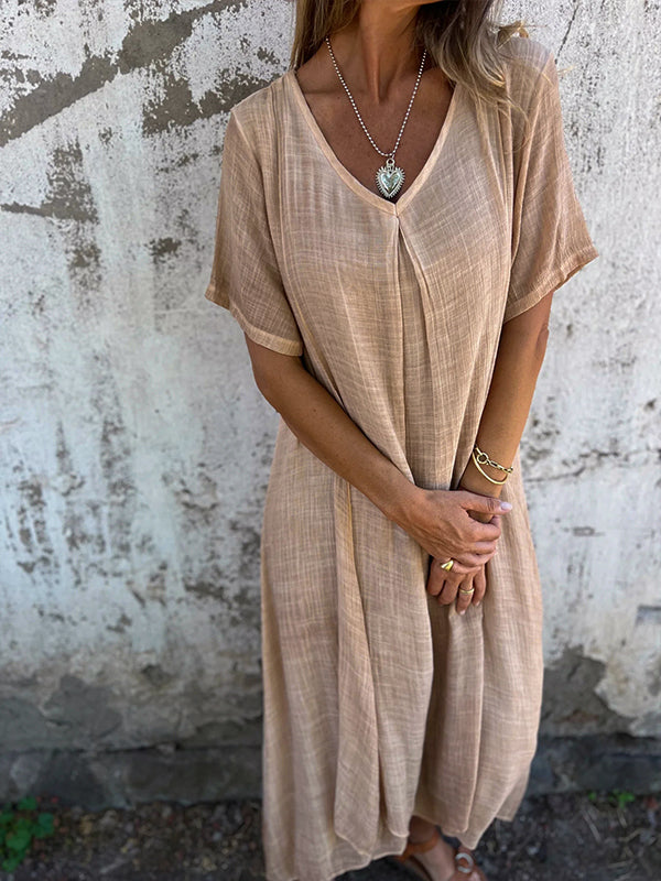 TAMI - Cotton and Linen Dress