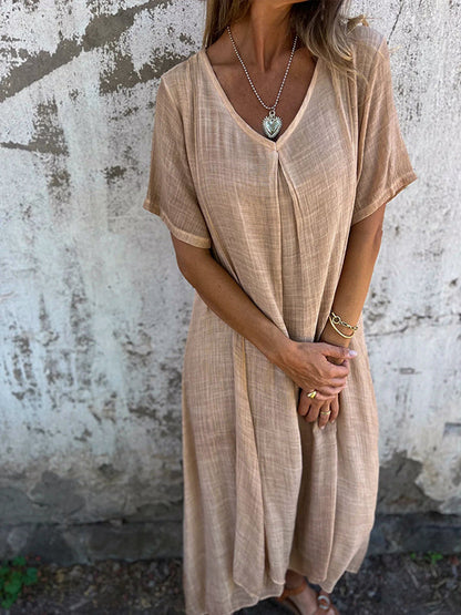 TAMI - Cotton and Linen Dress