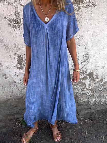 TAMI - Cotton and Linen Dress