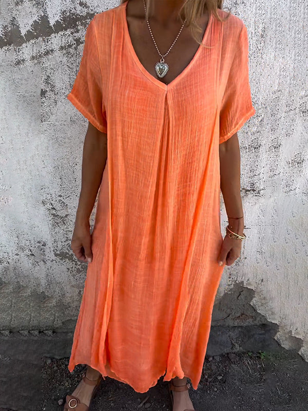 TAMI - Cotton and Linen Dress